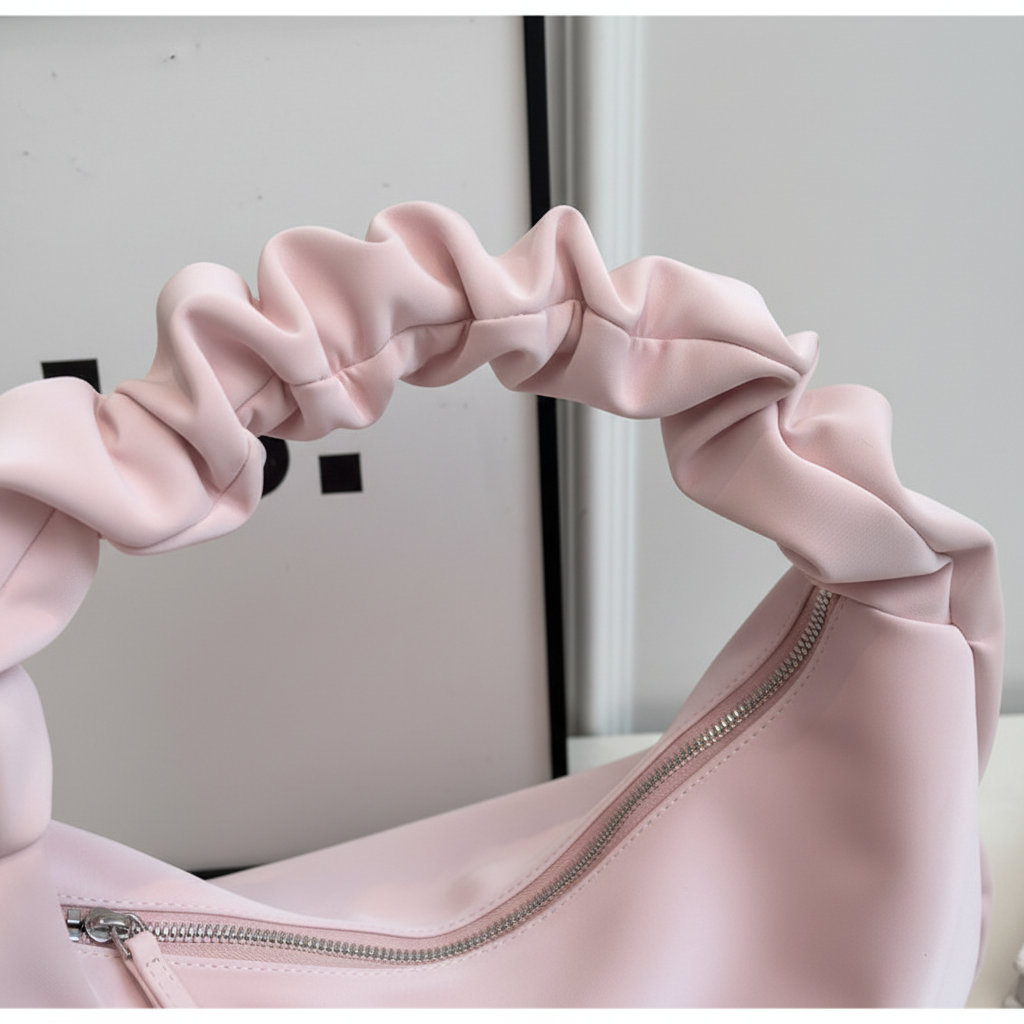 Soft leather tote bag