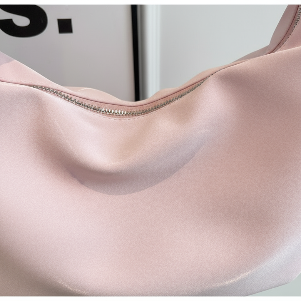 Soft leather tote bag