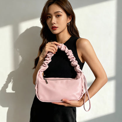 Soft leather tote bag