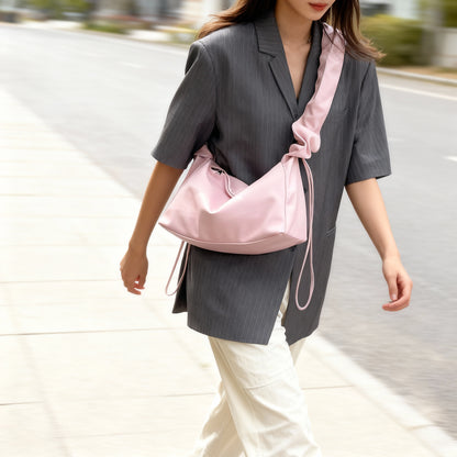 Soft leather tote bag