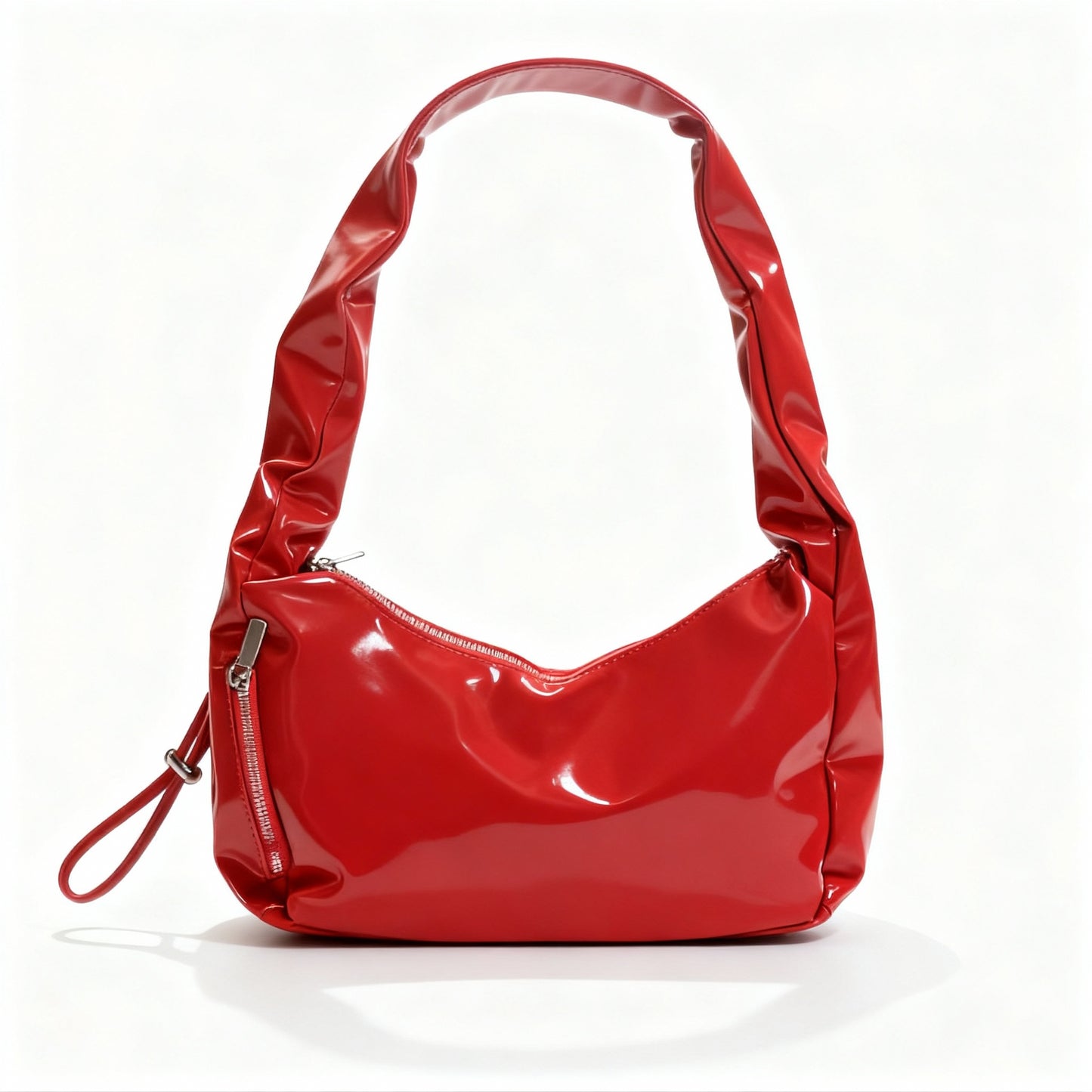 Soft leather tote bag