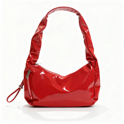 Soft leather tote bag