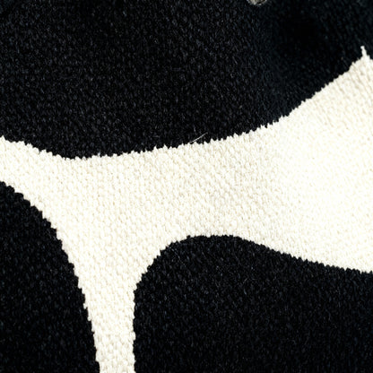 Cow-Print Canvas Tote Bag
