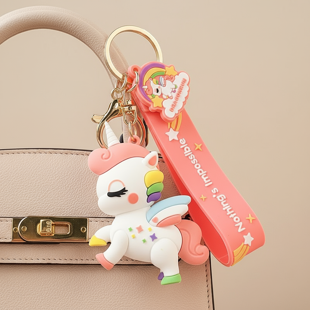 Rainbow Horse Charm