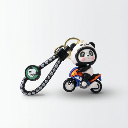 Racing Panda Bag Charm