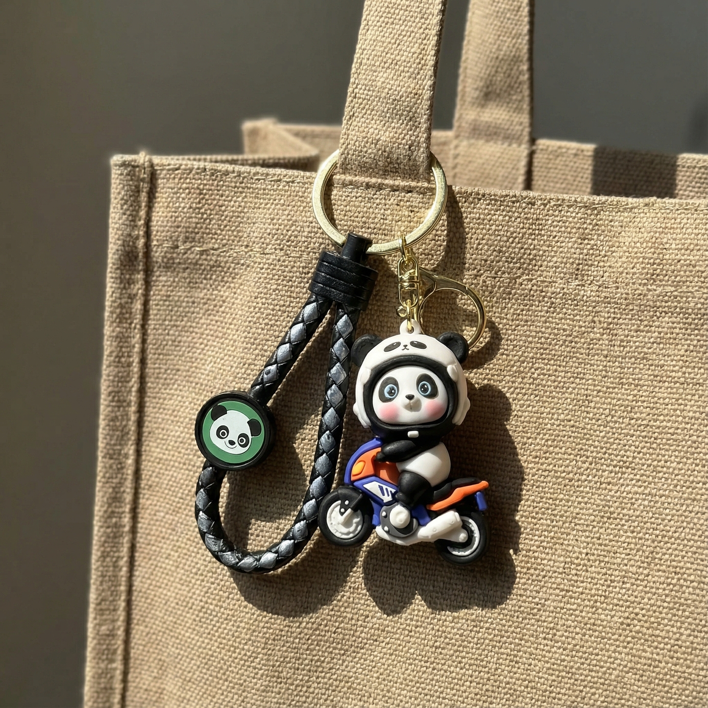 Racing Panda Bag Charm