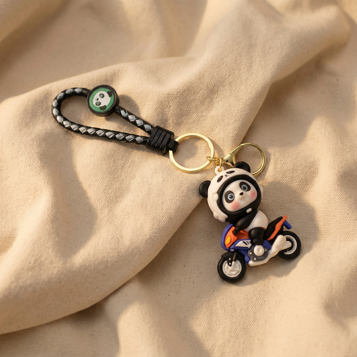 Racing Panda Bag Charm