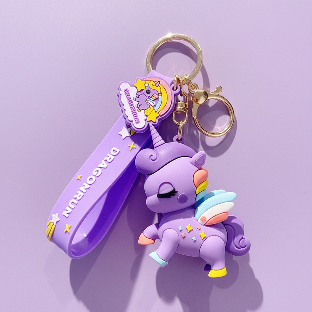 Rainbow Unicorn Charm