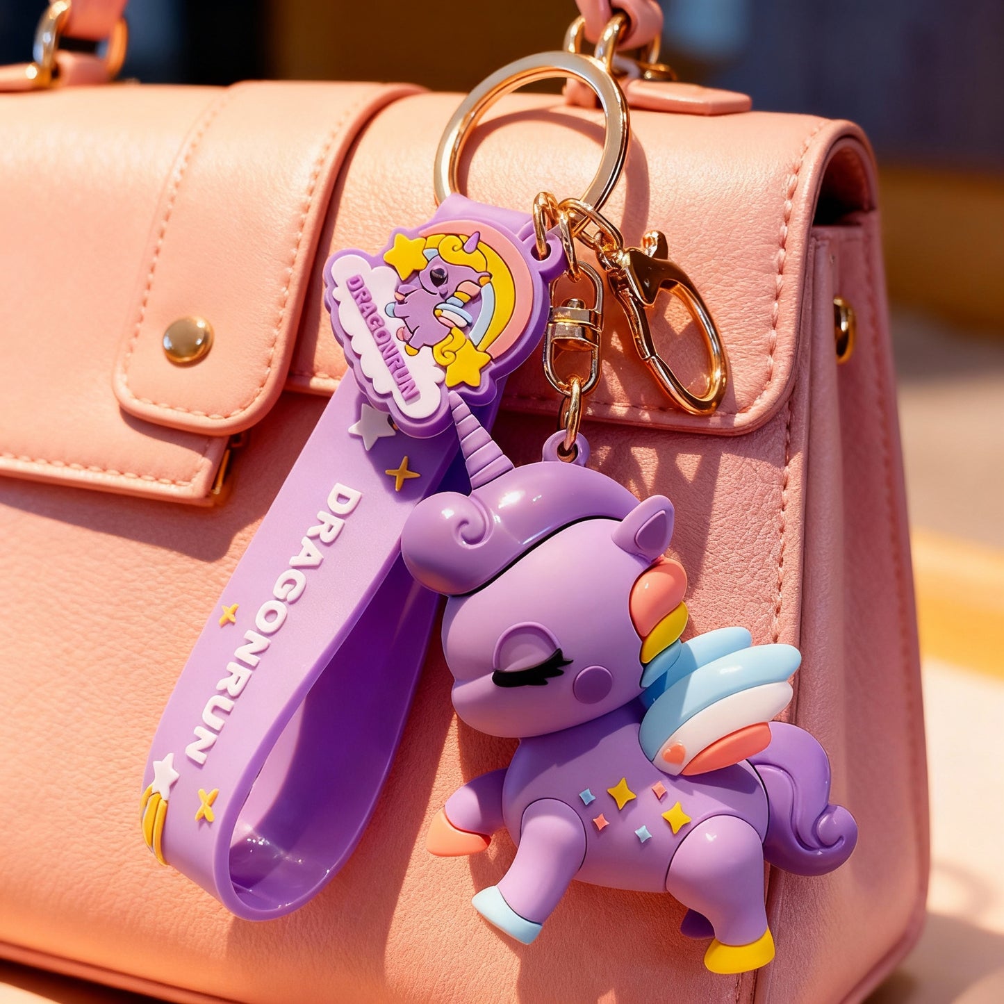 Rainbow Unicorn Charm